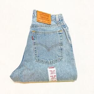 Levi's 512 Vintage Deadstock Slim Fit Tapered Leg Light Denim Jean Sz 11 Jr NWT